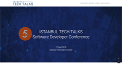 Desktop Screenshot of istanbultechtalks.com